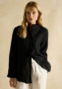 Блуза Tom Joule Button-down blouse, Black