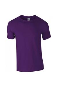 Мягкая футболка кольцевого прядения Gildan, фиолетовый