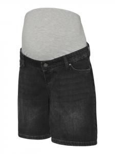 Джинсовые шорты mama licious, черный деним