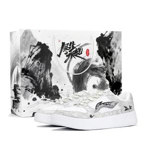 Понтонные лодки дышащие кроссовки low top для скейтбординга unisex LINING, светло-серый