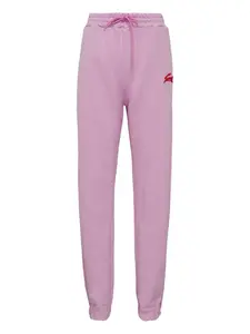 Спортивные брюки с вышивкой в виде кролика MSGM, розовый