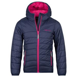 Куртка из синтетического волокна Trollkids Girl's Eikefjord, цвет Navy/Fireberry