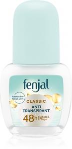 Классический роликовый антиперспирант 48 часов. Fenjal, moterims 50 мл