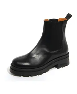 Кожаные ботинки Beatles, изготовленные в Италии. Trussardi, черный