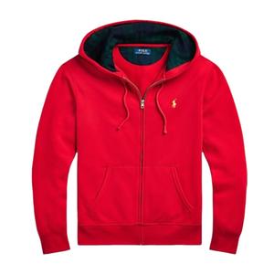 Толстовка с капюшоном из флиса Polo Ralph Lauren, красный