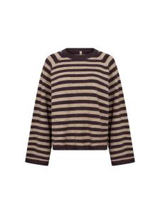 Свитер Soyaconcept  SC-ORLEAN, капучино/темно-коричневый