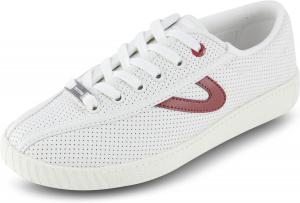 Женские кроссовки TRETORN Nyliteplus с кожаными шнурками, белый/красный