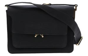 MARNI Полиамидная женская сумка через плечо черная