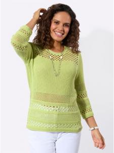 Ажурный свитер фисташкового цвета WITT WEIDEN