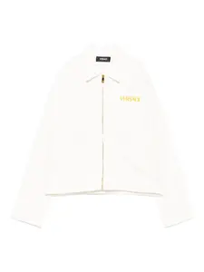 Толстовка на молнии Versace Kids, белый