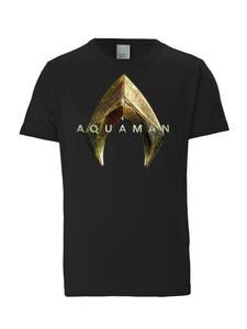 Футболка DC Comics - логотип Аквамена черного цвета Logoshirt
