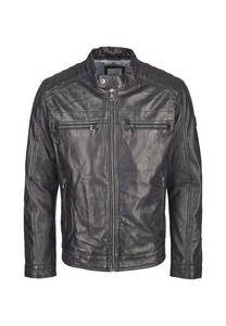 Кожаная куртка Амадео bugatti, темно-синий