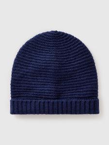 Шапка Benetton, темно-синий