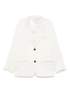 Однобортный пиджак Société Anonyme, белый