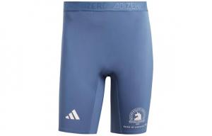 Бостонский марафон повседневные шорты мужские синие Adidas, синий