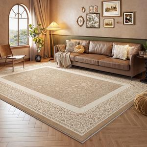 Y U-LIVE Ковер 160х230 см для гостиной/спальни в стиле New American Vintage, моющийся, грязеотталкивающий, дышащий - Bralani