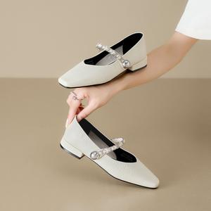Туфли KEKAFU Mary Jane Shoes Women's, бежевый