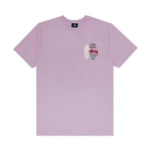Футболка Stussy IST Mask 'Light Purple', фиолетовый