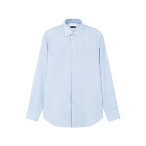 Ermenegildo Zegna Рубашка Zegna SS25 мужская светло-голубая