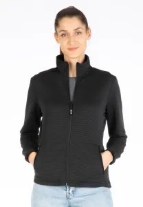 Куртка флисовая вязаная ЛПО "XARA WMN", с воротником стойкой Lpo, черный