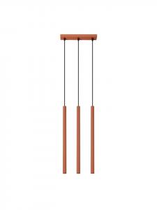 Nice Lamps Подвесной светильник FIDEUS 3, красная охра, H 94 см