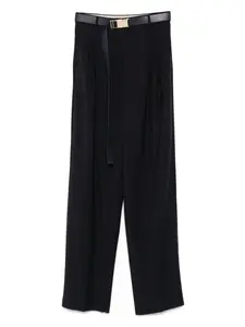 Брюки с поясом MAX MARA, синий