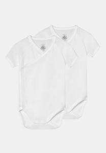 Боди NAISS 2 PACK UNISEX Petit Bateau, цвет white