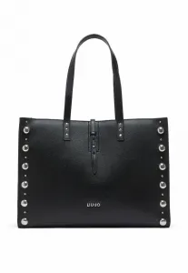 Grosse mit nieten handbag Liu Jo, Black