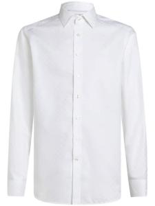 ETRO жаккардовая рубашка, белый
