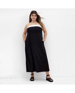 Платье Лина больших размеров CITY CHIC, Black