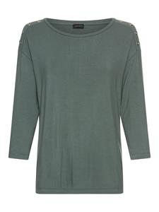 Рубашка с рукавами 3/4 в бальзамово-зеленом цвете Laura Scott