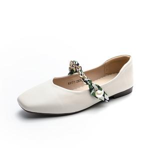 Женские туфли JNLVWA в стиле Мэри Джейн, экрю