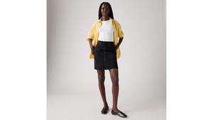 Юбка в стиле ретро с пуговицами спереди Levi's, Open Mind - Black