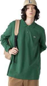 Официальная поло-рубашка Lacoste Original Fit с длинным рукавом, модель L1312, зеленый