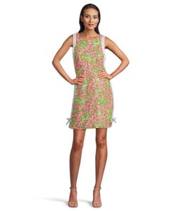 Платье Lilly Pulitzer Beckler Stretch Shift, Rousseau Pink Mane Character Energy