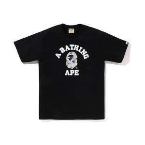Футболка Bape Floral Camo College A BATHING APE, черная