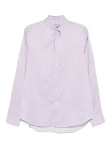 Рубашка в полоску Canali, белый