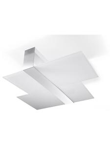 Потолочный светильник NADIA в хроме (Д) 65 см (Ш) 50 см (В) 11 см Nice Lamps