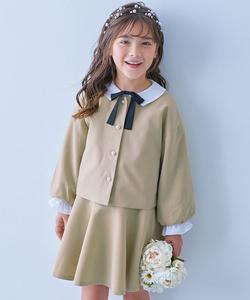 Однотонный нарядный детский комплект без воротника, детская одежда, весна/лето 2016 Devirock, цвет 004-Beige