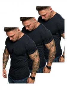 Набор из 3 футболок TACOMA (3 шт., темно-синие)