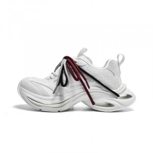 CHERYKALLY Жемчужно-белые массивные кроссовки на низком ходу с амортизацией и увеличенной высотой для женщин, цвет Pearl White