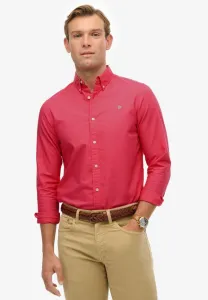 Классическая оксфордская рубашка с длинным рукавом Superdry & Co, Magenta Pink
