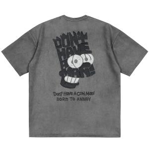 The Simpsons Футболка унисекс «Симпсоны», Темно-серый (одна штука фирменных случайных шорт)