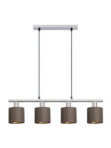 Подвесной светильник "MARON" коричневого цвета - (Д)72,4 см x (Ш)12 см x (В)140 см näve