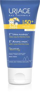Bébé 1st Mineral Cream SPF 50+ Mineral Sunscreen Cream SPF 50+ Uriage, 50 мл