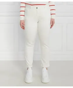 Джинсы больших размеров Cropped fit Persona By Marina Rinaldi, бежевый