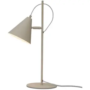 Настольная лампа LISBON E14 теплый белый свет для комфортного чтения It'S About Romi, серый