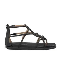 Плоские сандалии со сложными ремешками Alma En Pena, черный