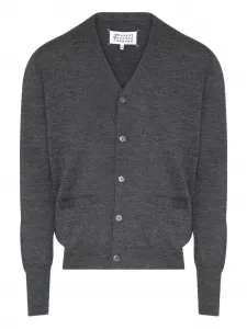 Кардиган с карманами на пуговицах Maison Margiela, серый