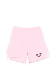 Шорты в полоску с логотипом Gallery Dept., розовый